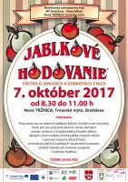 Pozývame vás na Jablkové hodovanie. V sobotu 7. októbra v novomestskej Tržnici