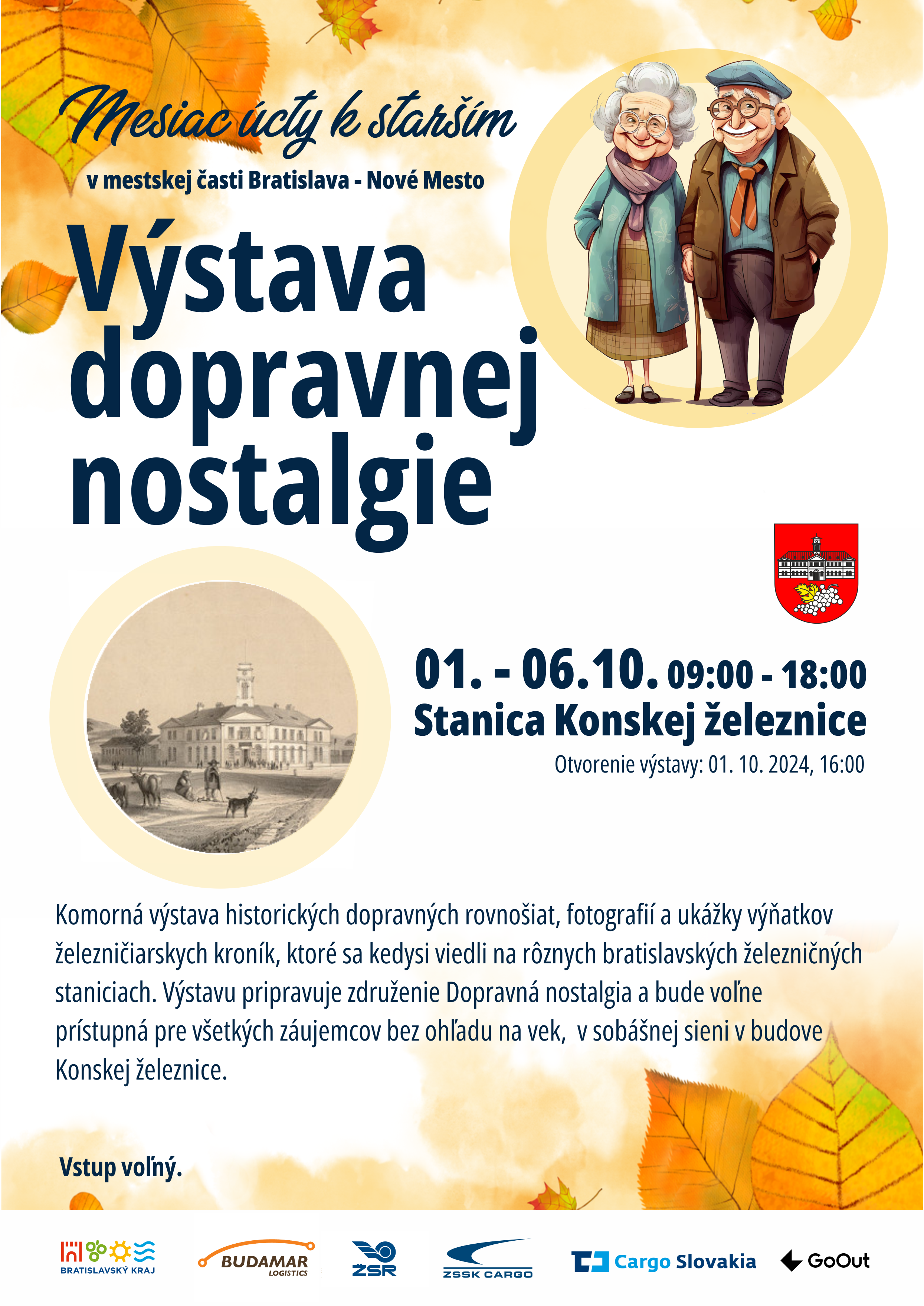 BNM - Úcta k starším 2024-leták -výstava