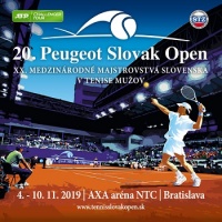 Súťaž o lístky na Medzinárodné majstrovstvá Slovenska v tenise mužov