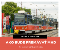 MHD od pondelka 18. mája opäť posilňuje premávku trolejbusov a električiek