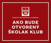 Školak klub bude v lete otvorený denne od 17.00 do 21.00