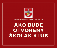 Školak klub bude v lete otvorený denne od 17.00 do 21.00 