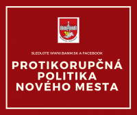 Nové Mesto pokračuje v posilňovaní transparentnosti a protikorupčného prostredia