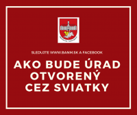 Ako bude Miestny úrad Bratislava - Nové Mesto fungovať medzi sviatkami