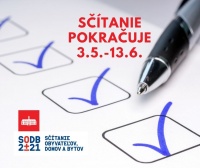 Sčítanie obyvateľov pokračuje od 3. mája do 13. júna, pomôžu vám naši sčítací asistenti