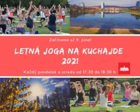Štartuje Letná joga na Kuchajde 2021. Už túto stredu!