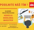 Mestská časť Bratislava-Nové Mesto v zmysle § 5 Zákona č. 552/2003 Z. z. o výkone práce vo verejnom záujme vyhlasuje výberové konanie na obsadenie funkcie
VEDÚCA/VEDÚ…