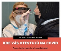 Kde v Novom Meste sa môžete dať otestovať na Covid-19