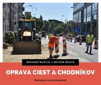 Od pondelka 12. júla začína oprava chodníka na Račianskej ulici v úseku od Pionierskej po Ursínyho