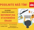 Mestská časť Bratislava-Nové Mesto, Junácka ul.1, 832 91 Bratislava hľadá záujemcov na pracovnú pozíciu  referent/ka oddelenia územného konania a stavebného poriadku (…
