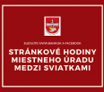 Mestská časť Bratislava-Nové Mesto informuje o zmenách stránkových hodín Miestneho úradu na Junáckej č. 1 v období medzi koncoročnými sviatkami:
23. 12. 2021 (štvrtok…
