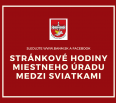 Mestská časť Bratislava-Nové Mesto informuje o zmenách stránkových hodín Miestneho úradu na Junáckej č. 1 v období medzi koncoročnými sviatkami:
23. 12. 2021 (štvrtok…