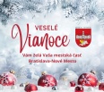 Milí Novomešťania a priatelia Nového Mesta! 
prajeme vám príjemné prežitie vianočných sviatkov,
veľa zdravia, lásky a pohody v kruhu Vašich blízkych.
Vaša mestská č…