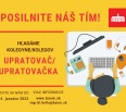 Mestská časť Bratislava-Nové Mesto, Junácka ul.1, 832 91 Bratislava hľadá záujemcov na pracovnú pozíciu  
UPRATOVAČKA

Miesto výkonu práce: Miestny úrad Bratislava-…