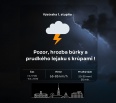 Pozor, na území okresu Bratislava hrozia od dnešného podvečera búrky, prudký lejak, krúpy a silný vietor! SHMÚ vydal v tejto súvislosti od 17:00 hod. výstrahu 1. stupň…