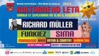 Kultúrne leto 2022 v Novom Meste uzavrieme s Richardom Müllerom a Simou! V sobotu 17. septembra na Kuchajde