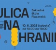 V sobotu 10. júna  v čase od 10:00 – 18:00  sa ulica Československých parašutistov v blízkosti ZŠ Riazanská zmení na jednodňovú pešiu zónu, aby sa deti mohli bezstaros…