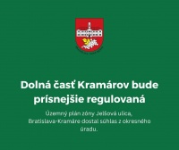 Dolná časť Kramárov bude prísnejšie regulovaná