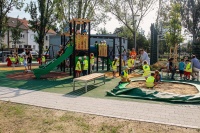 Mestská časť dnes otvorila vnútroblok s detským ihriskom na  Ľudovom námestí