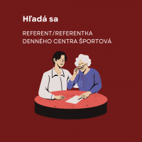 Referent/ka DENNÉHO CENTRA ŠPORTOVÁ