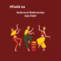 Referent/Referentka KULTÚRY