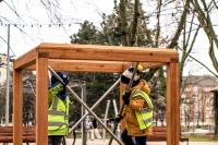 Práce v parku na Račianskom mýte sú ukončené. Park je sprístupnený verejnosti