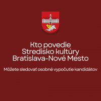 Kto povedie Stredisko kultúry Bratislava-Nové Mesto? Môžete sledovať osobné vypočutie kandidátov