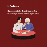 Opatrovateľ/ka  terénnej opatrovateľskej služby