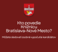 Kto povedie Knižnicu Bratislava-Nové Mesto? Môžete sledovať od 16.40 hod. osobné vypočutie kandidátov na stránke: youtube.com
 