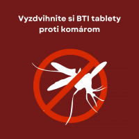Zapojte sa do boja proti komárom. Vyzdvihnite si BTI tablety pre domácnosti