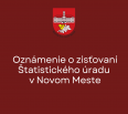 Štatistický úrad Slovenskej republiky (ŠÚ SR) v súlade s projektom Európskej únie bude v Novom Meste v dňoch od 2. mája do 28. júna 2024 realizovať zisťovanie o využív…