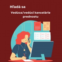 Vedúca/vedúci kancelárie prednostu