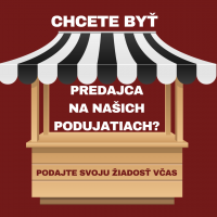 Chcete sa stať predajcom na podujatiach v mestskej časti Bratislava - Nové Mesto?