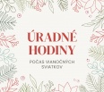 Oznamujeme obyvateľom a klientom, že miestny úrad bude v niektoré dni počas sviatočného obdobia fungovať v obmedzenom režime.

23.12. 2024– ZATVORENÉ
27.12.2024- Po…