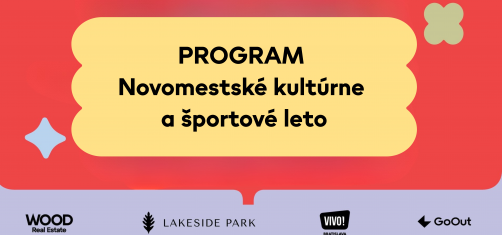 NOVOMESTSKÉ KULTÚRNE A ŠPORTOVÉ LETO 2025 - pozrite si program plný zábavy