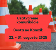 V piatok 22. augusta 2025 sa začnú práce spojené s osadením odtokového žľabu na Ceste na Kamzík. Z tohto dôvodu bude cesta uzavretá približne na 10 dní (predpokladáme …