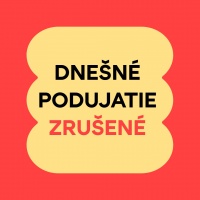 Z dôvodu nepriaznivého počasia rušíme dnešné kino