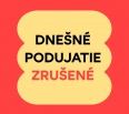 Z dôvodu nepriaznivého počasia je dnes zrušené premietanie kina na Kuchajde.
