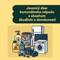 Jesenný zber komunálneho odpadu s obsahom škodlivín z domácností