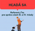 MESTSKÁ ČASŤ BRATISLAVA-NOVÉ MESTO
MIESTNY ÚRAD BRATISLAVA - NOVÉ MESTO
Junácka č. 1, 832 91 Bratislava
 

hľadá záujemcov na pracovnú pozíciu
 

REFERENT/KA P…