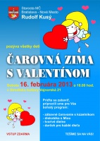 Detská zima pokračuje. V sobotu s kúzelníkom, diskotékou a Valentínom