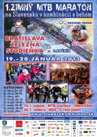 Pozvánka na zimný maratón v behu a horskej cyklistike