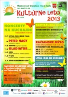 Pozrite si, čo nás ešte čaká počas Kultúrneho leta 2013 v Novom Meste
