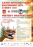 Záver Kultúrneho leta a hody 2013: Helena Vondráčková, dračie lode, laserová šou