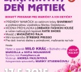 Mestská časť Bratislava - Nové Mesto a Stredisko kultúry Vajnorská pozývajú všetky Novomešťanky na ŠARMANTNÝ DEŇ MATIEK. 
V nedeľu 17. mája od 15.00 do 18.00 hod. v S…
