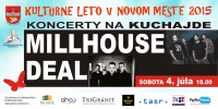 Vikend s Kultúrnym letom 2015: rockové kapely MILLHOUSE a DEAL a romantická komédia