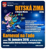 Korčule a masky! Pozývame vás na KARNEVAL NA ĽADE - v sobotu 16. januára