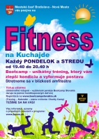 Prinášame vám FITNESS NA KUCHAJDE. Každý letný pondelok a stredu, začíname 4. júla!