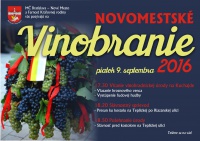 Pozývame vás na Novomestské vinobranie 2016. V piatok 9. septembra na Kuchajde a pred kostolom na Teplickej