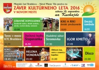 Kultúrne leto 2016 v Novom Meste uzavrieme s Helenou Vondráčkovou! V sobotu 10. septembra na Kuchajde